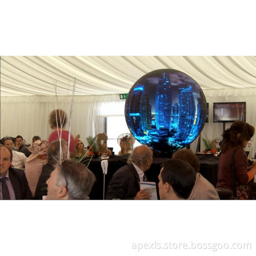 P7.625 1.8m diameter Indoor sphere led display